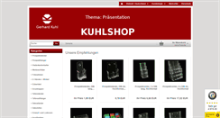 Desktop Screenshot of kuhlshop.de
