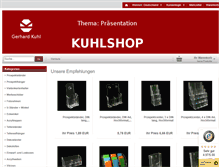 Tablet Screenshot of kuhlshop.de